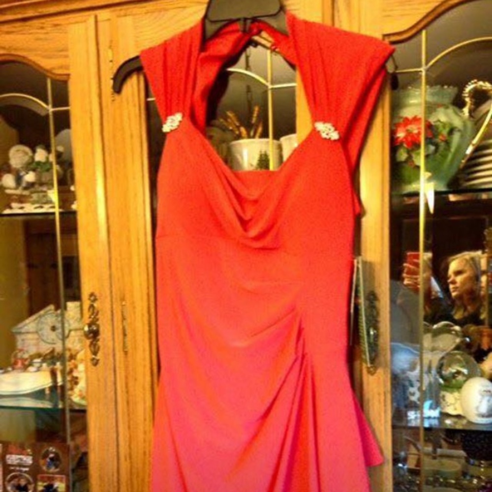 Orange/red dress